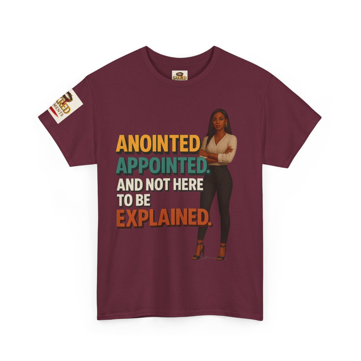 “Anointed. Appointed.” Female Tee – No Explanation Needed (Isaiah 61:1)
