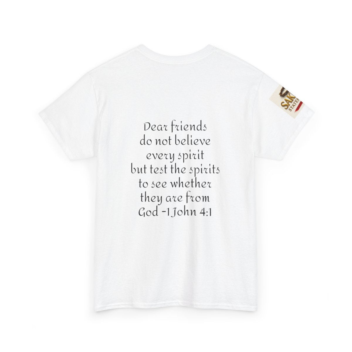 “Spirit Said No” Unisex Tee – Obedience Over Explanation (1 John 4:1)