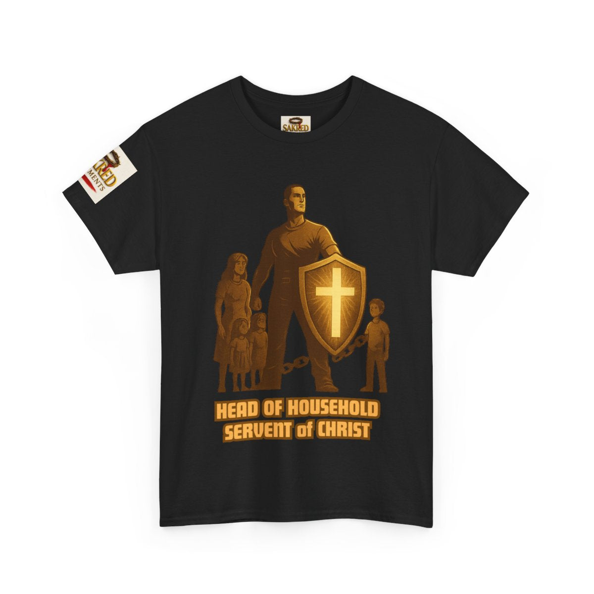 “Servant Leadership” Male Tee – Head of Household, Servant of Christ (Ephesians 5:23)