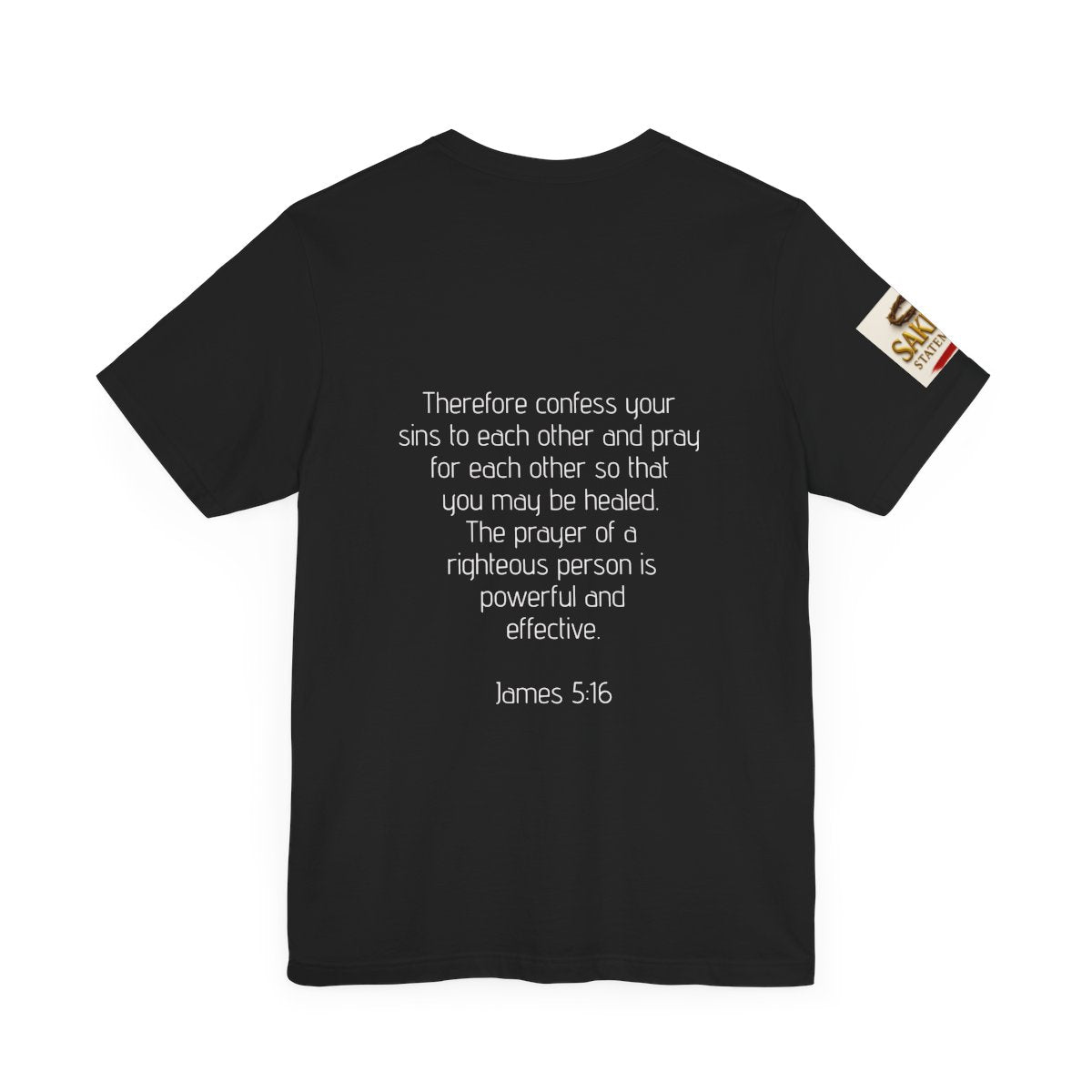 Prayer Is My Superpower” – Women Tee Heavy Cotton (James 5:16)