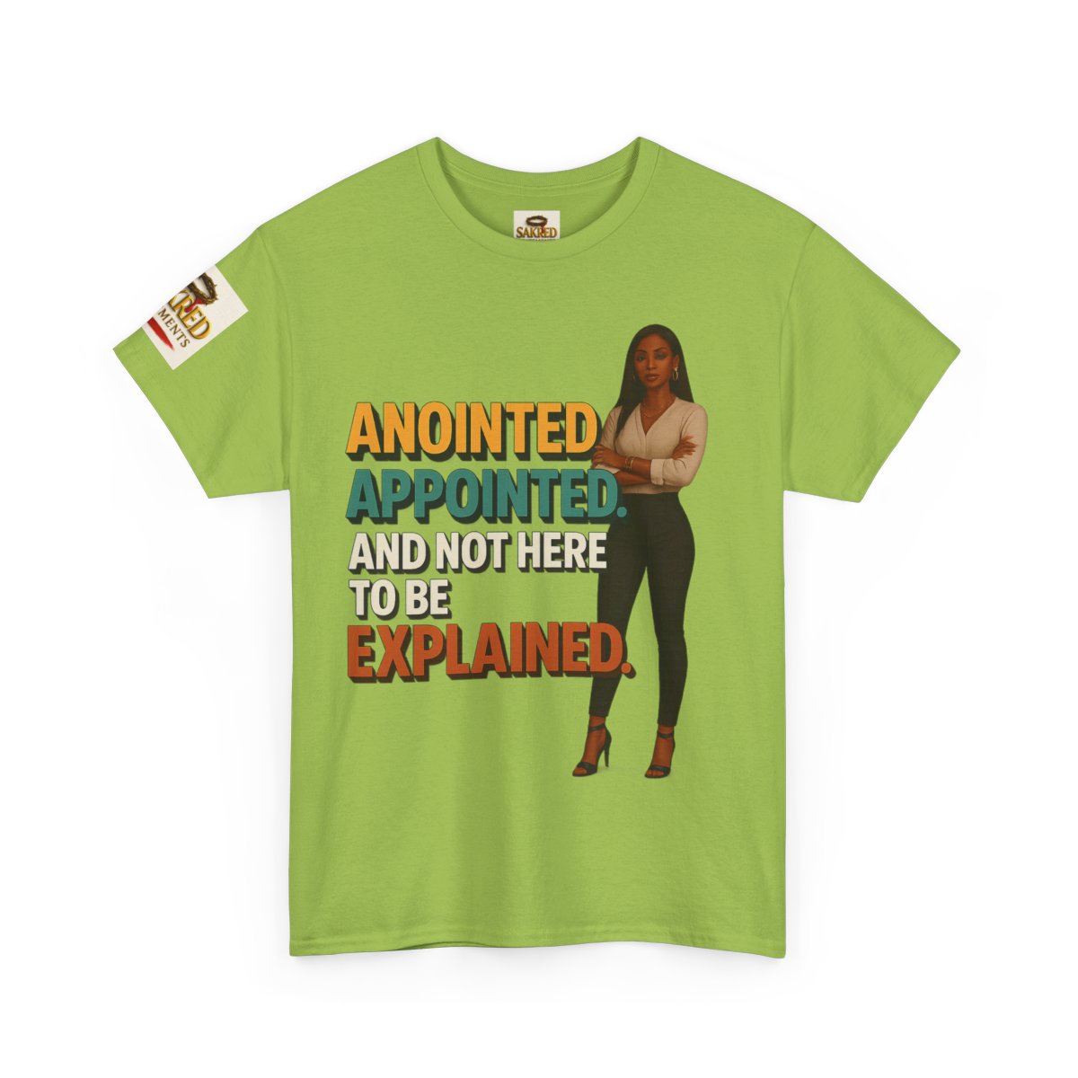 “Anointed. Appointed.” Female Tee – No Explanation Needed (Isaiah 61:1)
