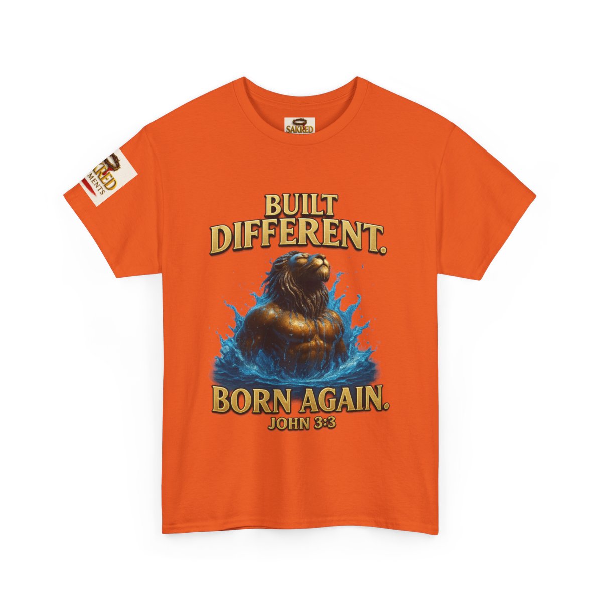 “Built Different” Male Tee – Born Again (John 3:3)