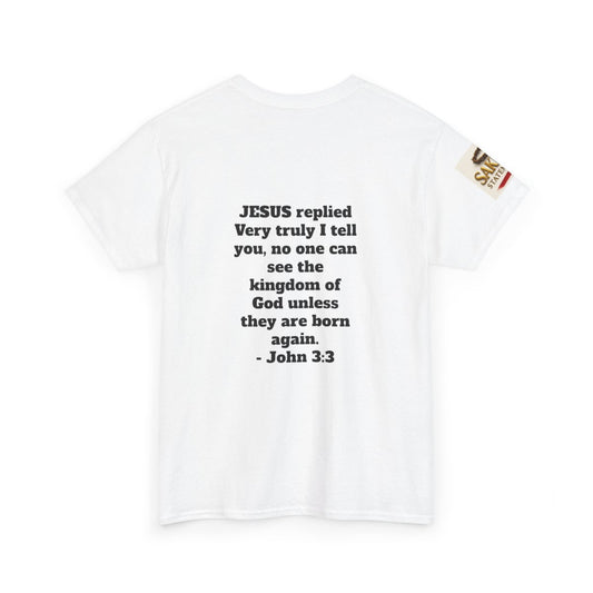 “Built Different” Male Tee – Born Again (John 3:3)