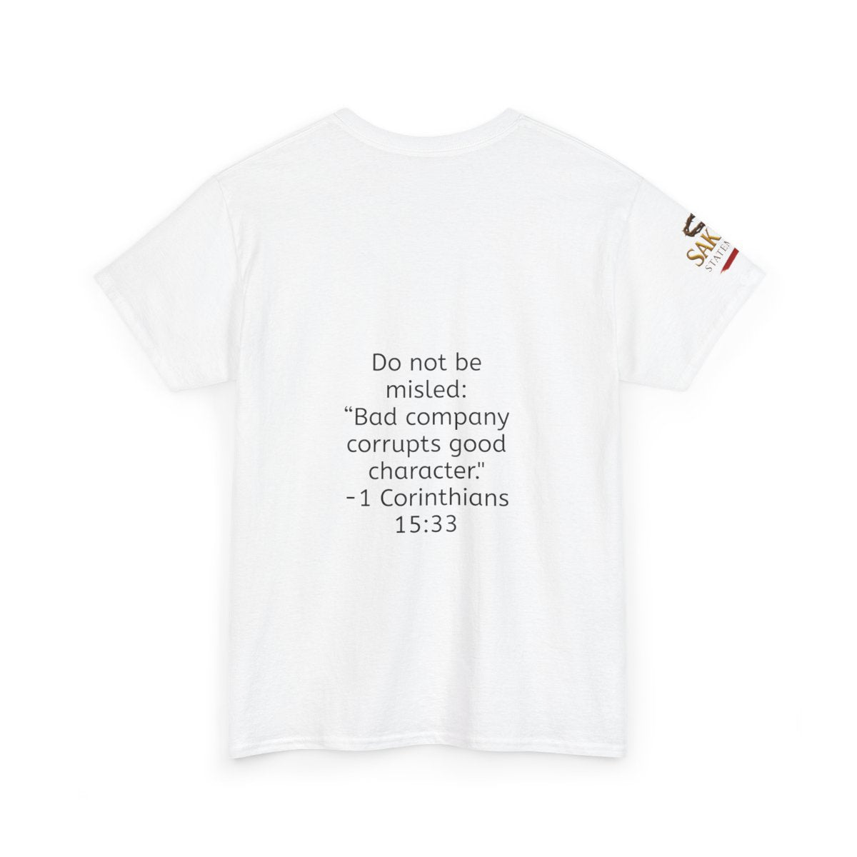 Funny Women Heavy Cotton Tee - "Too Anointed to Entertain Foolery" (1 Corinthians 15:33)