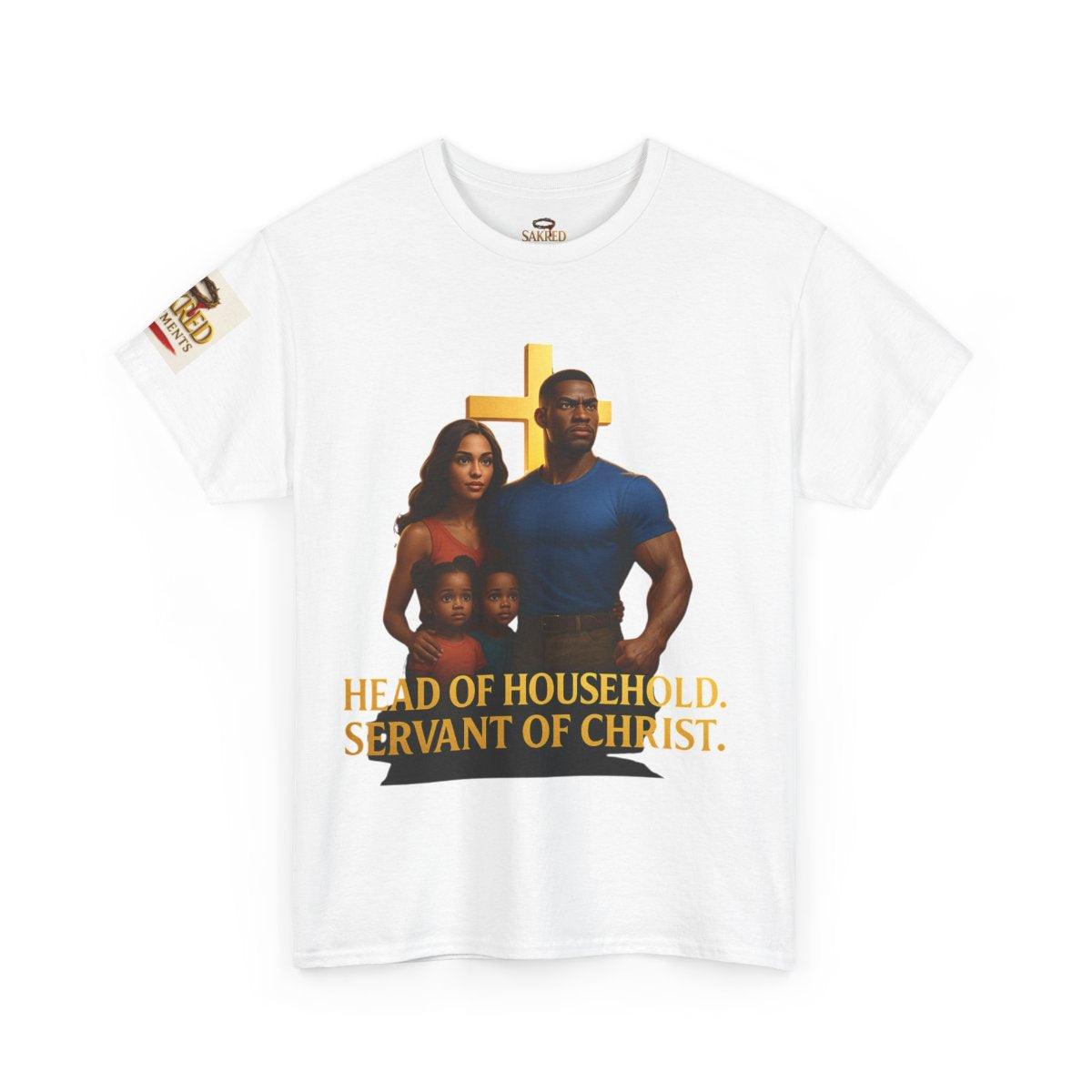 “Servant Leadership” Male Tee – Head of Household, Servant of Christ (Ephesians 5:23)