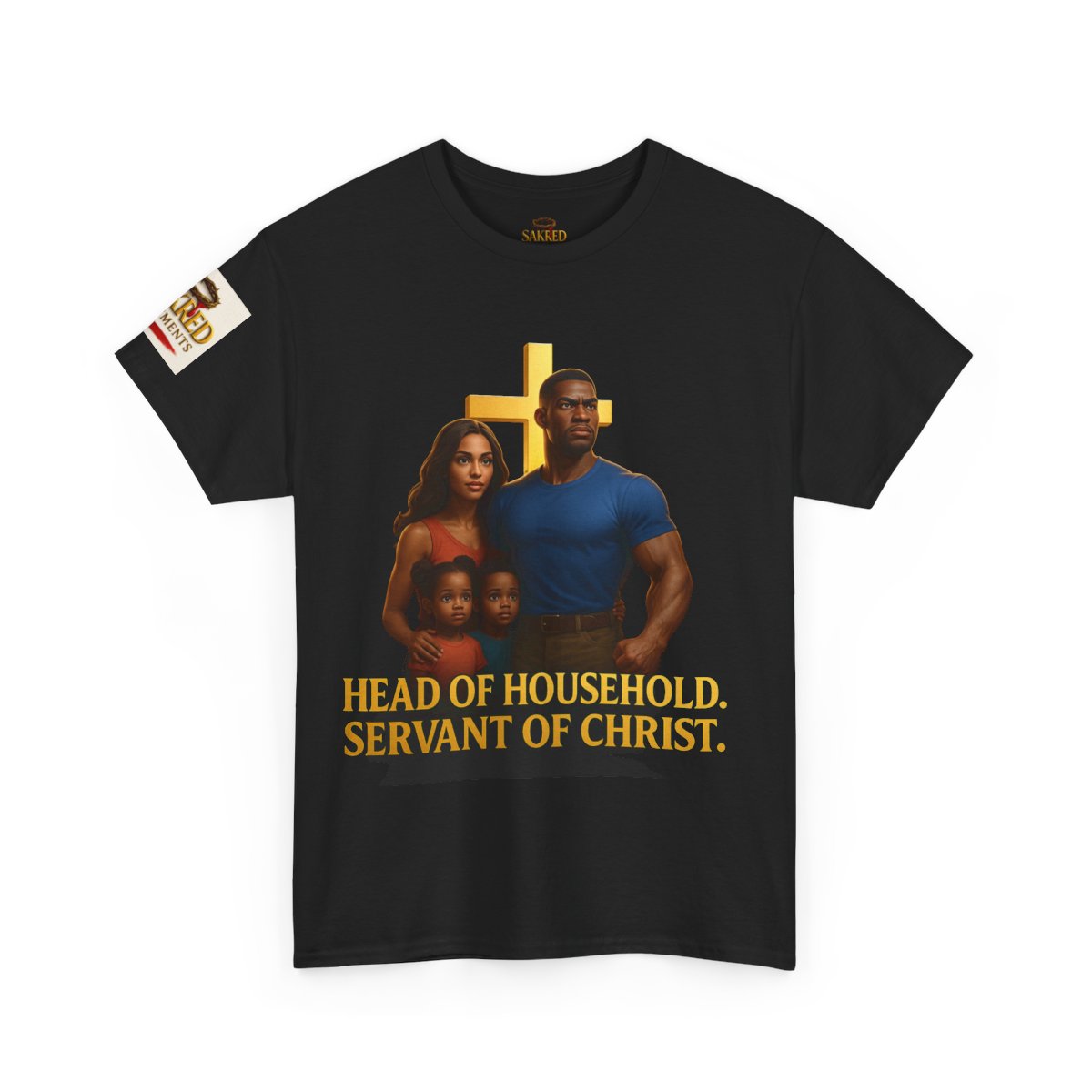 “Servant Leadership” Male Tee – Head of Household, Servant of Christ (Ephesians 5:23)