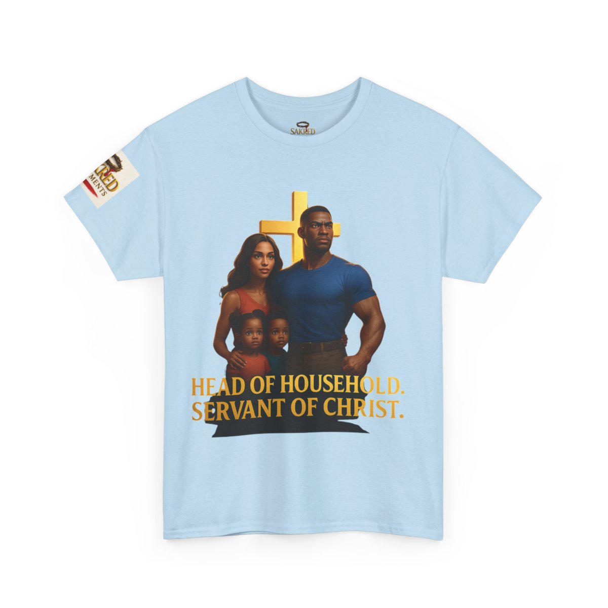 “Servant Leadership” Male Tee – Head of Household, Servant of Christ (Ephesians 5:23)