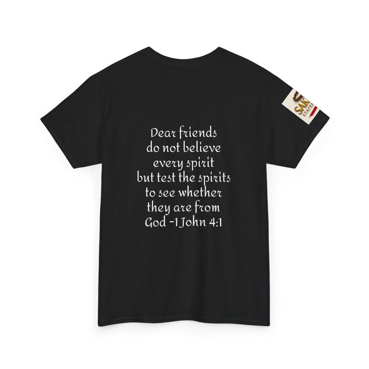 “Spirit Said No” Unisex Tee – Obedience Over Explanation (1 John 4:1)