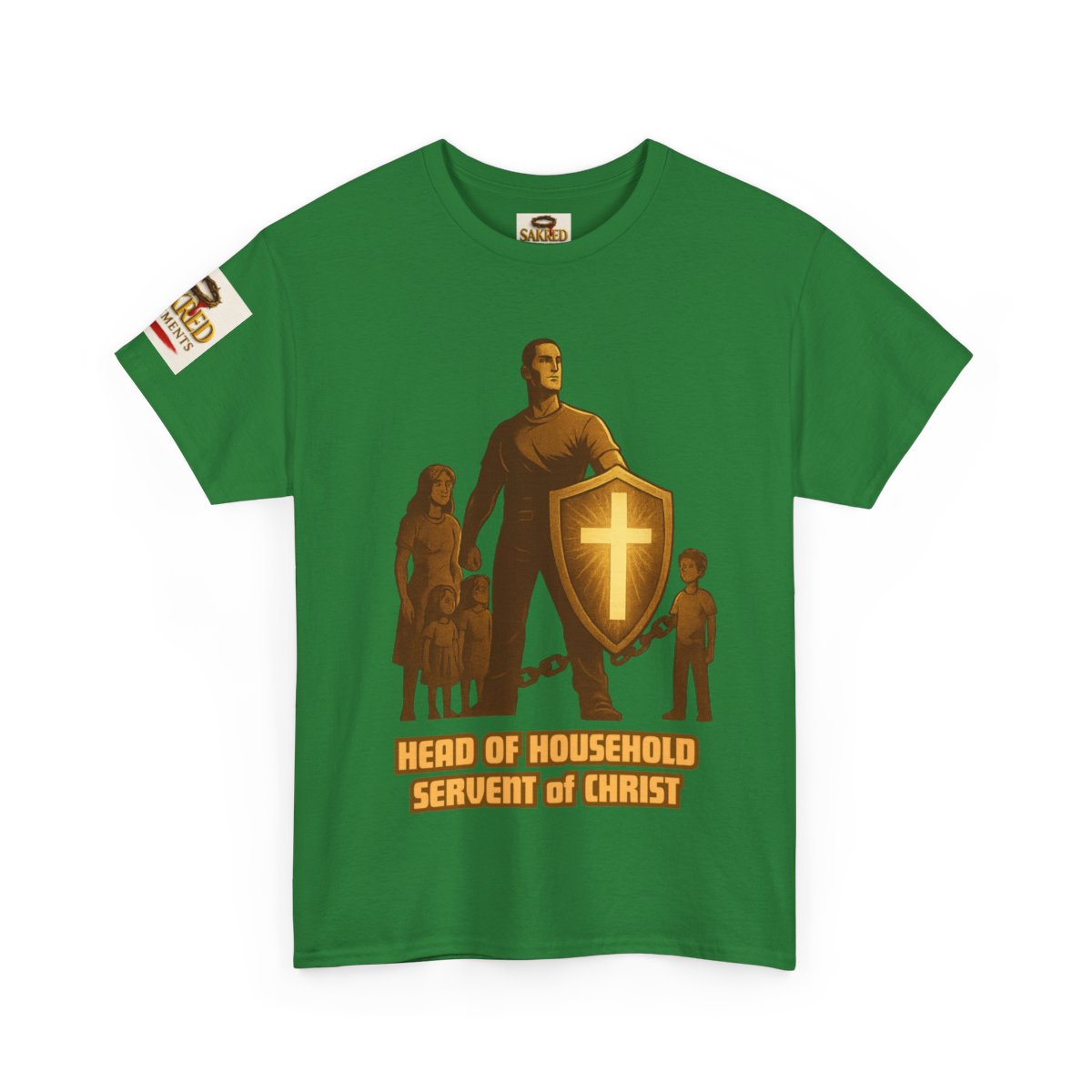 “Servant Leadership” Male Tee – Head of Household, Servant of Christ (Ephesians 5:23)