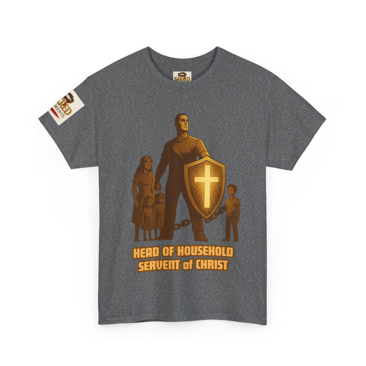 “Servant Leadership” Male Tee – Head of Household, Servant of Christ (Ephesians 5:23)
