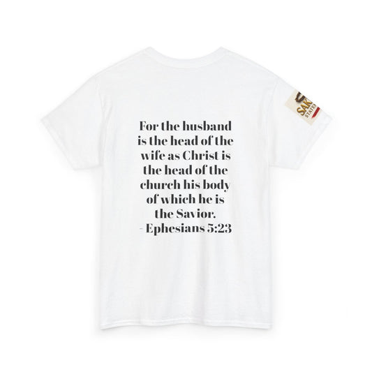 “Servant Leadership” Male Tee – Head of Household, Servant of Christ (Ephesians 5:23)