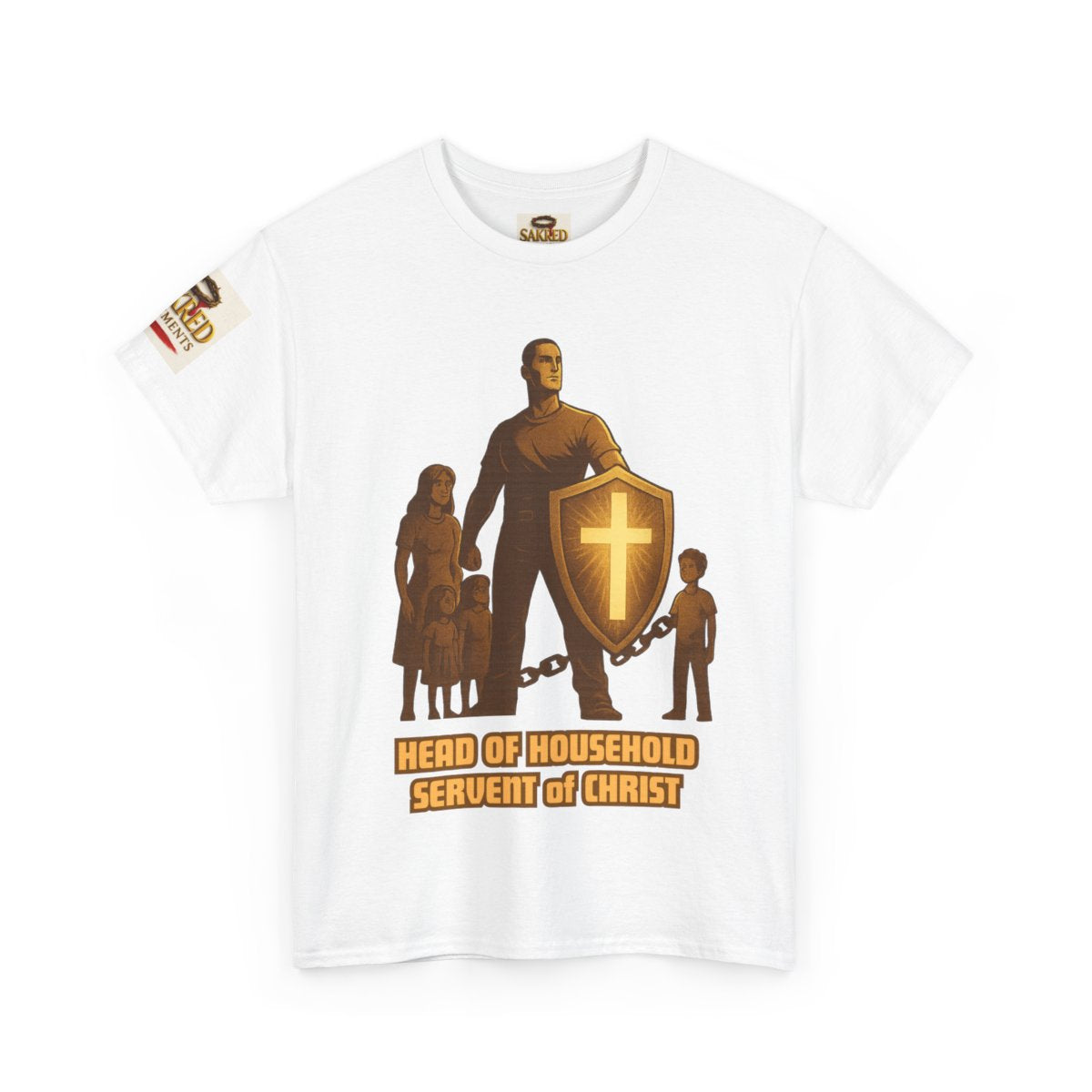 “Servant Leadership” Male Tee – Head of Household, Servant of Christ (Ephesians 5:23)