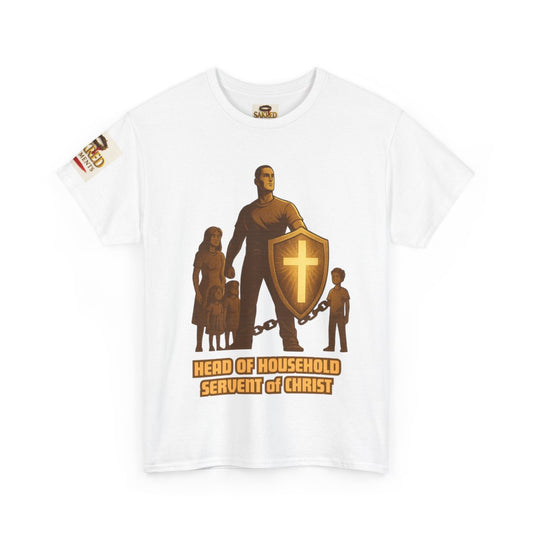 “Servant Leadership” Male Tee – Head of Household, Servant of Christ (Ephesians 5:23)